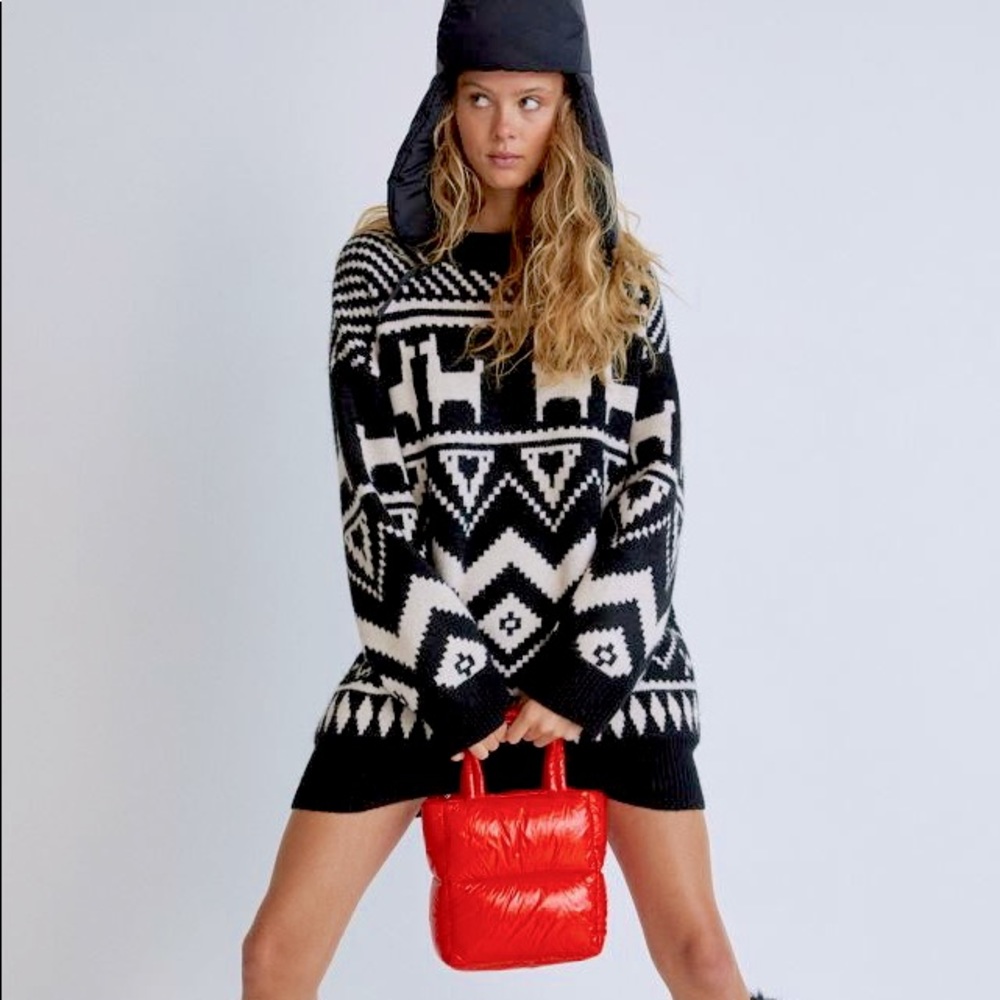 Oversized Llama Sweater